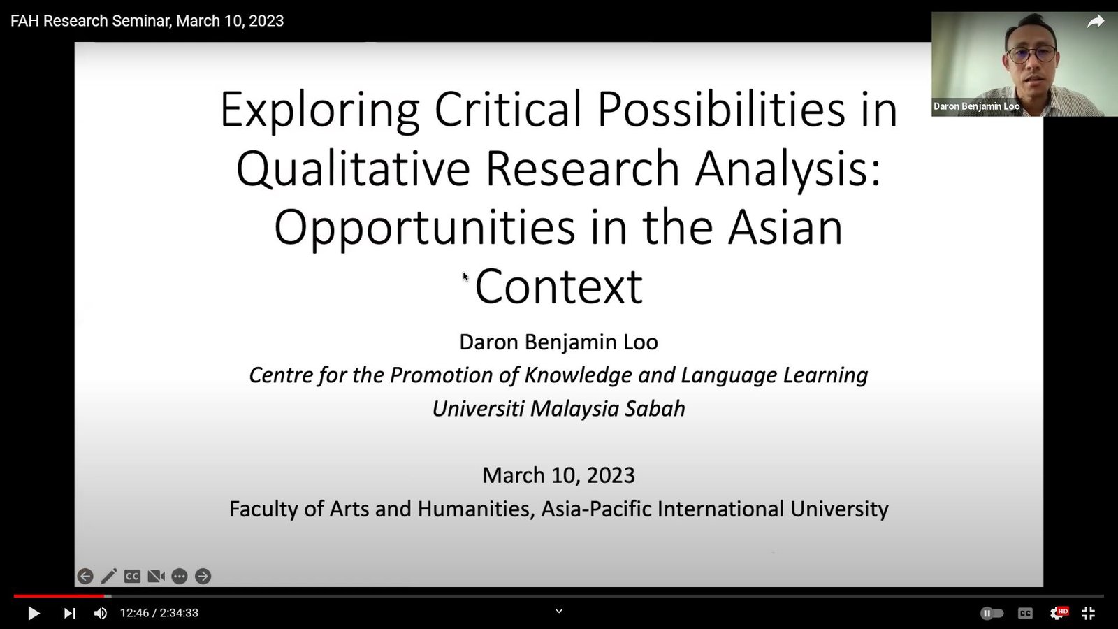 Exploring Critical Possibilities in Qualitative Research Analysis: Opportunities in the Asian Context