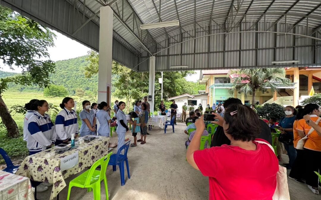 โครงการบริการชุมชน ณ โรงพยาบาลส่งเสริมสุขภาพตำบลหินลับ