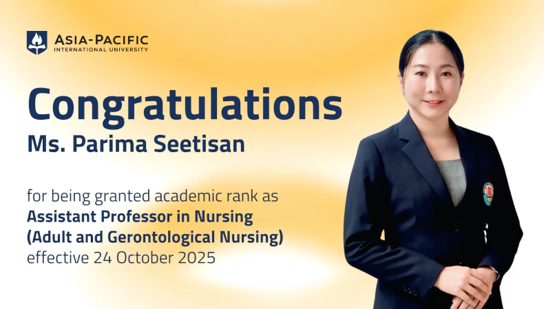 Ms. Parima Seetisan Appointed as Assistant Professor in Adult and Gerontological Nursing